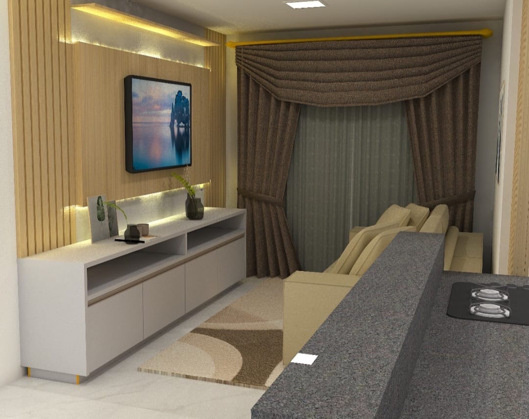 Sala de Estar Contemporânea